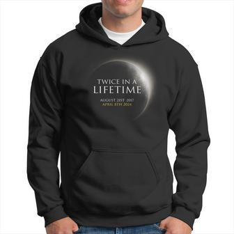 Solar Eclipse Twice In Lifetime 2024 Solar Eclipse Hoodie - Seseable