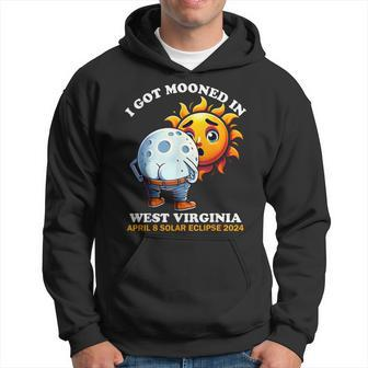 Solar Eclipse West Virginia 2024 Mooned Humor Hoodie | Mazezy AU
