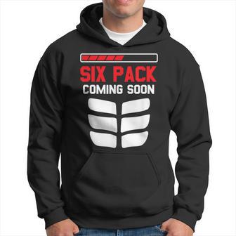 Sports Body Fitness Six Pack Coming Soon Hoodie - Monsterry UK