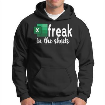 Spreadsheet Freak In The Sheets Accountant Hoodie - Monsterry UK