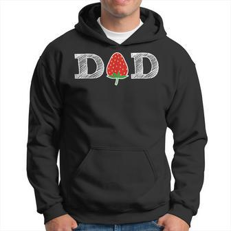 Strawberry Dad Fruit Berry Father Hoodie - Thegiftio UK
