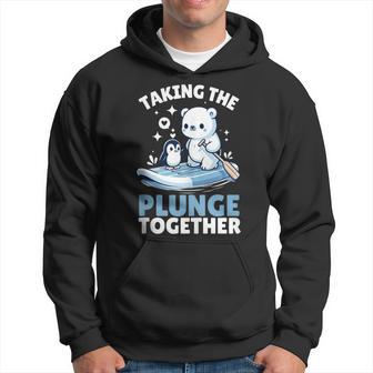 Taking The Plunge Together Polar Bear Plunge Hoodie - Monsterry CA