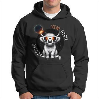 Total Solar Eclipse April 8 2024 Cute Highland Cow Hoodie | Mazezy