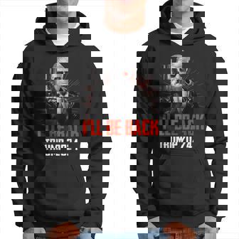 Trump 2024 45 47 Trumpinator I'll Be Back Save America Hoodie - Monsterry