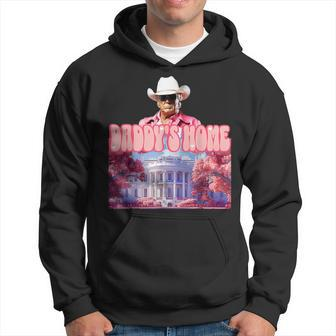Trump Pink Cowboy Take America Back 2024 Daddy's Home Hoodie - Monsterry CA