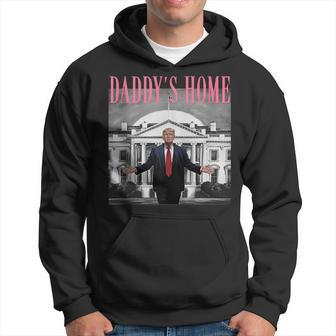 Trump Pink Daddys Home Trump 2024 Hoodie - Seseable