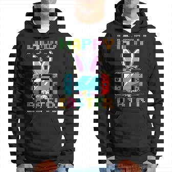 Video Game Easter Bunny Gaming Controller Gamer Boys Hoodie - Thegiftio UK