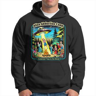 Vintage Alien Abduction Camp Ufo Alien Hoodie - Thegiftio UK