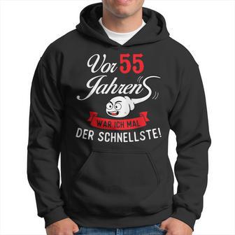 Vor 55 Jahren Der Schleftste Geburtstag Birthday Hoodie - Seseable