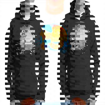 Wattwurm Elbe North Sea Wattenmeer Wischhafen Black Hoodie - Seseable