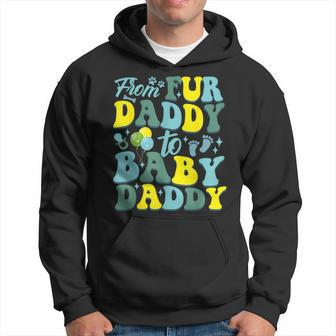 From Fur Daddy To Baby Daddy Father’S Day Baby Lover Hoodie - Thegiftio UK