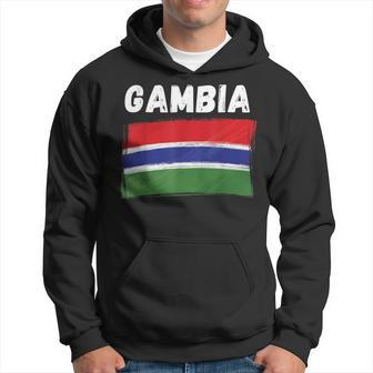 Gambia Flag Holiday Vintage Grunge Gambian Flag Hoodie - Monsterry AU