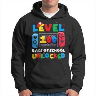 Game Controller Level 100 Days Of School Unlocked Boys Hoodie | Mazezy DE
