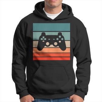 Gaming Controller Retro Style Vintage Hoodie - Seseable
