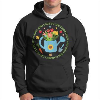 And Into The Garden I Go Plantaholic Gardener Sign Gardening Hoodie - Monsterry AU