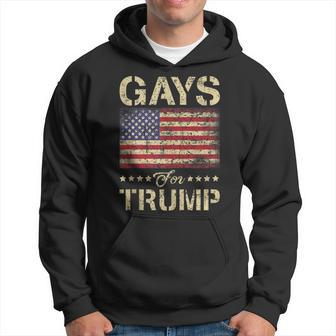Gays For Trump Stars And Stripes American Flag Hoodie - Monsterry AU