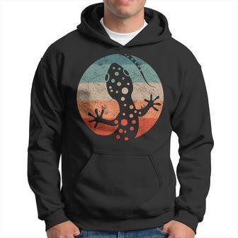 Gecko Retro Herpetologist Reptile Vintage Lizard Hoodie - Monsterry AU