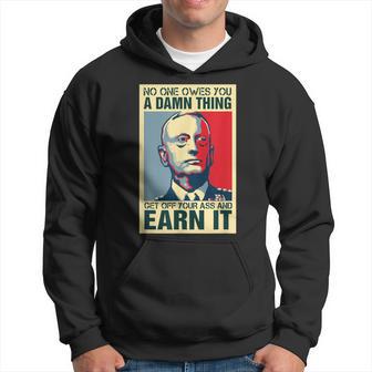 General Mattis Poster No One Owes You Military Hoodie - Monsterry DE