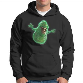 Ghostbusters Slimer Large Face Portrait Hoodie - Seseable