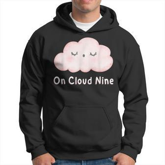 Girl On Cloud Nine Happy 9Th Birthday 9 Years Old Hoodie | Mazezy