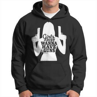 Girls Just Wanna Have Guns Female Sport Shooters Hoodie - Monsterry UK