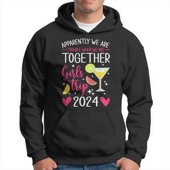 Girls Trip 2024 Apparently Are Trouble When We Are Together Hoodie - Seseable