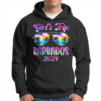 Girl’S Trip Barbados 2024 Summer Beach Weekend Vacation Hoodie - Seseable
