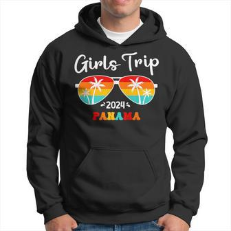 Girls Trip Panama 2024 Girls Weekend Birthday Squad Groovy Hoodie | Mazezy