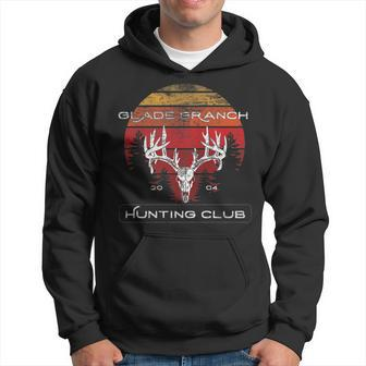 Glade Branch Hunting Club Distressed Hoodie - Monsterry