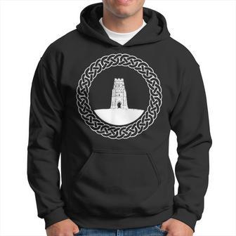 Glastonbury Tor Celtic Knotwork Mystical Magick Hoodie - Thegiftio UK