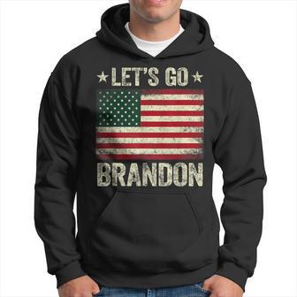 Lets Go Brandon American Flag Let's Go Brandon Hoodie - Thegiftio UK