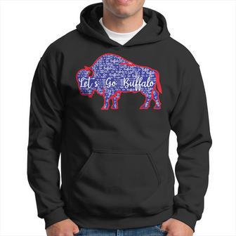 Lets Go Buffalo New York Buffalo Sports Fan Buffalo Hoodie - Monsterry CA