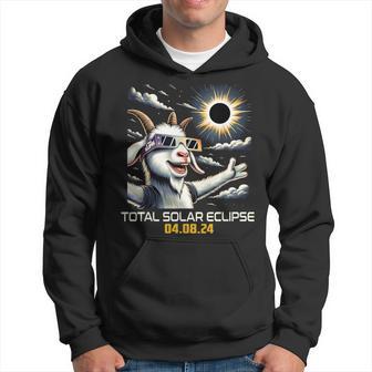 Goat Selfie Solar Eclipse Hoodie - Monsterry CA