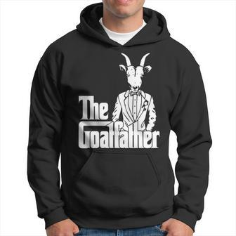 The Goatfather Goat Lover Animal Fun Hoodie | Mazezy