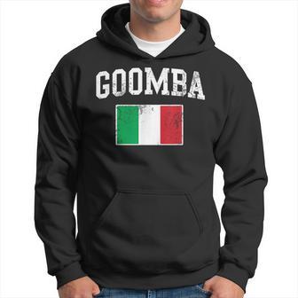 Goomba Italian Flag Italia Italy Vintage Distressed Hoodie - Monsterry CA