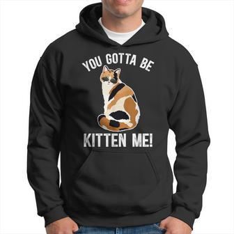 Gotta Be Kitten Me Calico Cat Owner Calico Cat Lover Hoodie - Monsterry