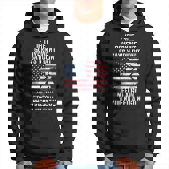 If The Government Says You Don't Need A Gun Usa Flag Gun Hoodie | Mazezy