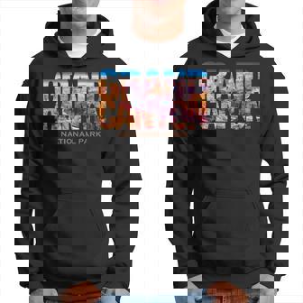 Grand Canyon National Park Photo Text Hiking Souvenir Hoodie - Seseable