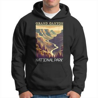 Grand Canyon National Park Vintage Hiking Camping Vacation Hoodie - Seseable