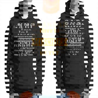 Grandfather From Grandchildren To Granddad Mischief Grandad Hoodie - Thegiftio UK