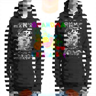 Grandma Of The Birthday Boy Family Fruit Birthday Party Hoodie | Seseable UK