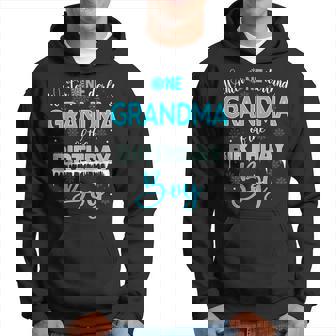 Grandma Of The Birthday Boy Winter Onederland Family Hoodie - Thegiftio