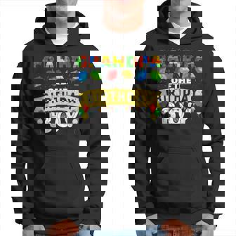 Grandpa Of The Birthday Boy Building Blocks Master Builder Hoodie - Thegiftio