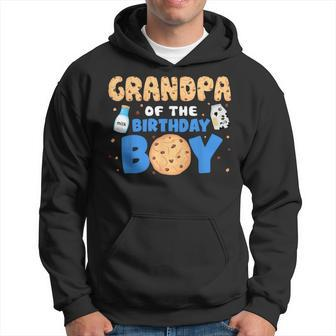 Grandpa Of The Birthday Boy Milk And Cookies 1St Birthday Hoodie - Seseable
