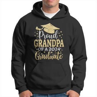 Grandpa Senior 2024 Proud Dad Of A Class Of 2024 Graduate Hoodie - Thegiftio UK