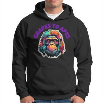 Grapes To Apes Hoodie - Monsterry CA