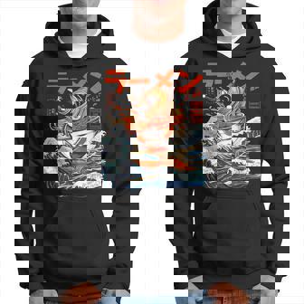 Great Ramen The Great Ramen Off Kanagawa Fun Hoodie - Thegiftio