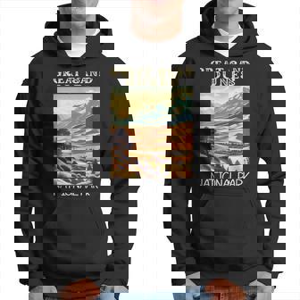 Great Sand Dunes National Park Retro Hiking Camping Vacation Hoodie - Thegiftio