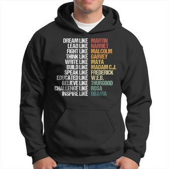 Greatest African American Leaders Black History Month Attire Hoodie - Monsterry