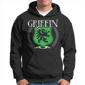 Griffin Irish Family Surname Last Name Family Crest Hoodie - Seseable